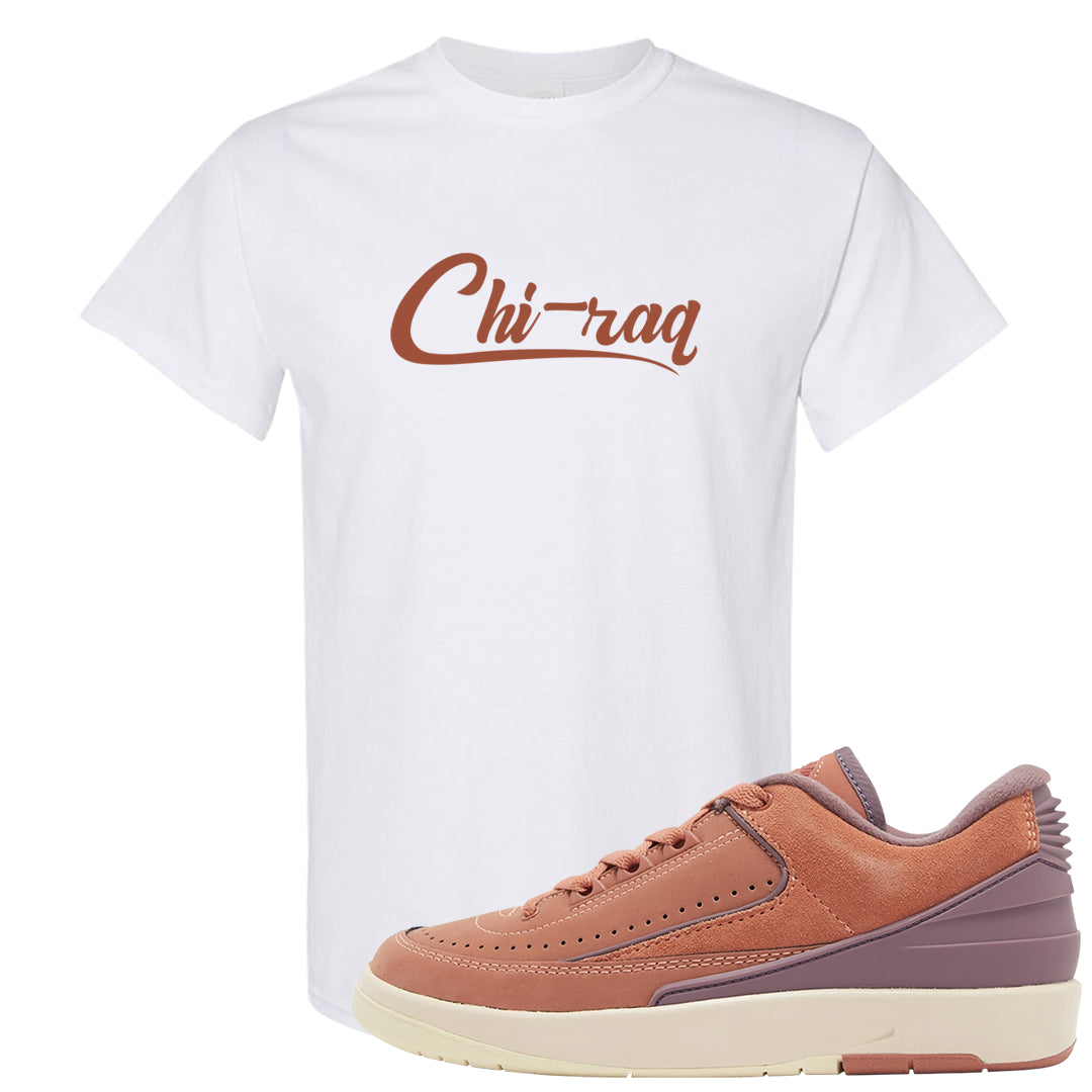 Sky Orange Low 2s T Shirt | Chiraq, White
