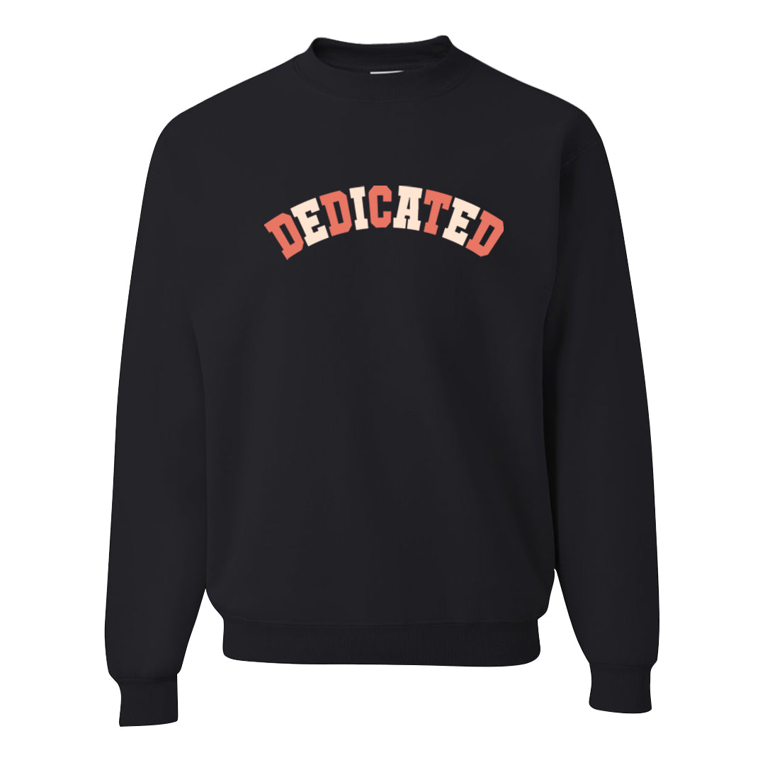 Sky Orange Low 2s Crewneck Sweatshirt | Dedicated, Black