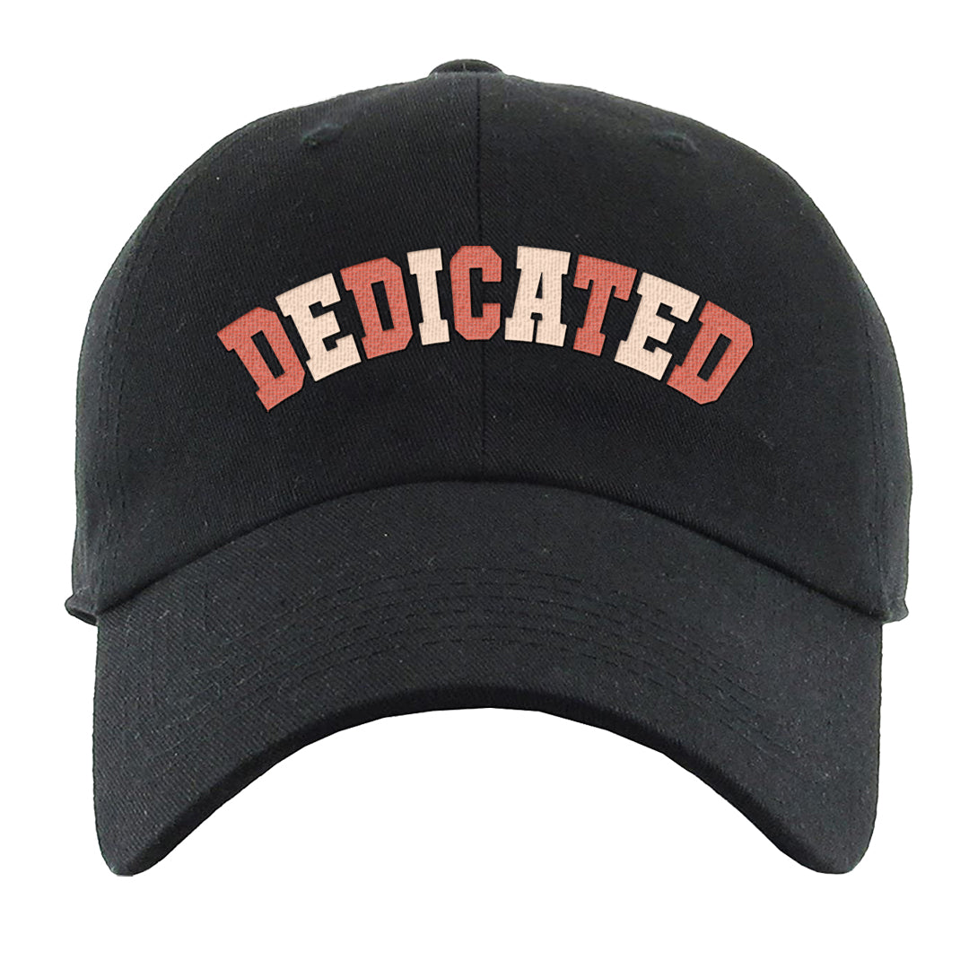 Sky Orange Low 2s Dad Hat | Dedicated, Black