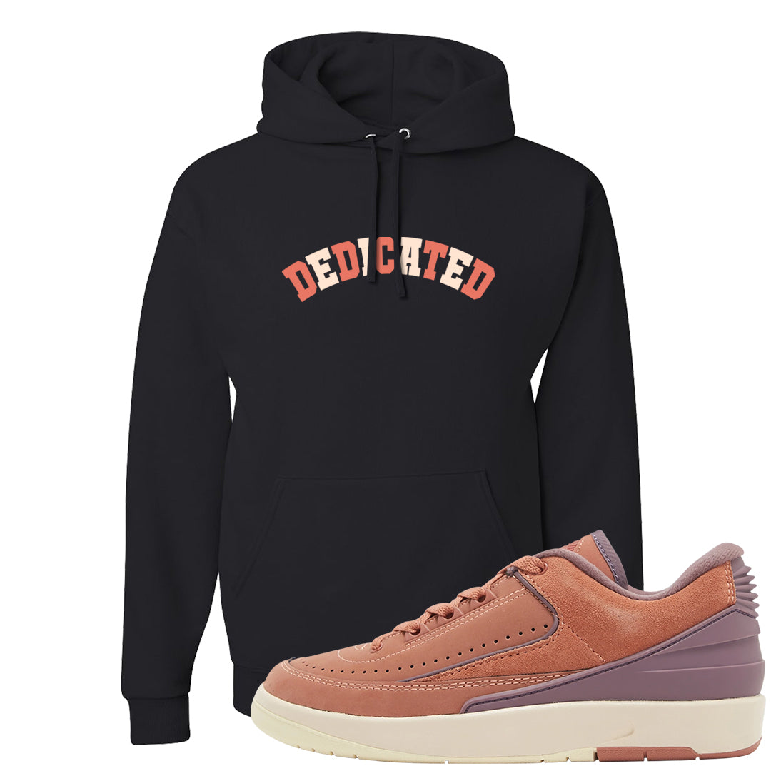 Sky Orange Low 2s Hoodie | Dedicated, Black