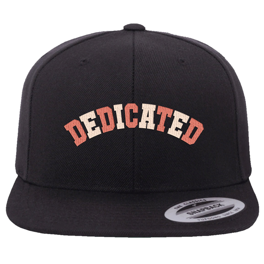 Sky Orange Low 2s Snapback Hat | Dedicated, Black