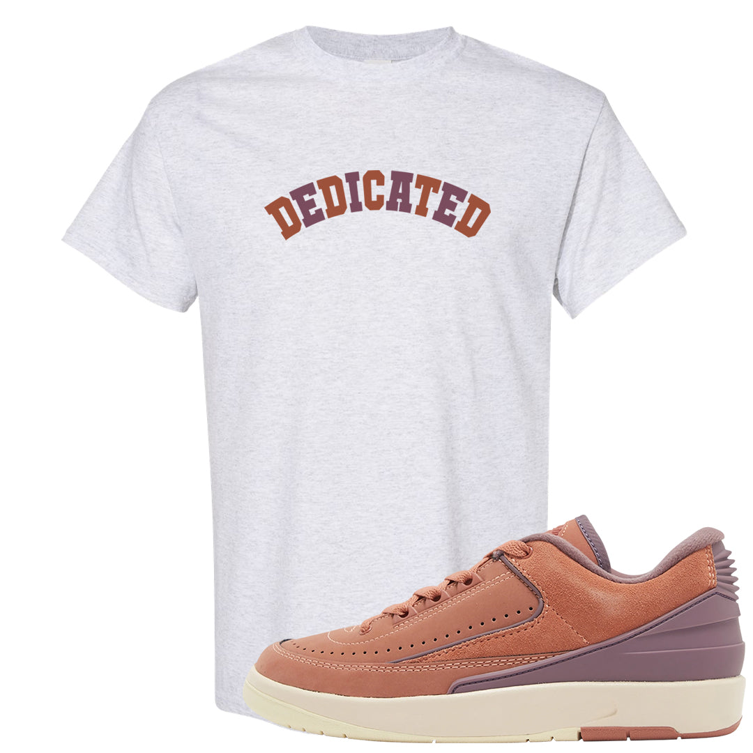 Sky Orange Low 2s T Shirt | Dedicated, Ash