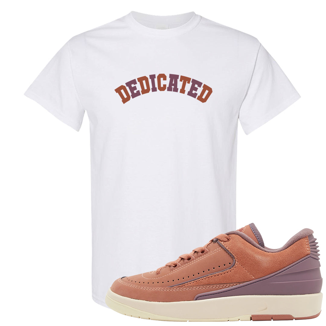 Sky Orange Low 2s T Shirt | Dedicated, White