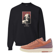 Sky Orange Low 2s Crewneck Sweatshirt | God Told Me, Black