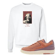 Sky Orange Low 2s Crewneck Sweatshirt | God Told Me, White