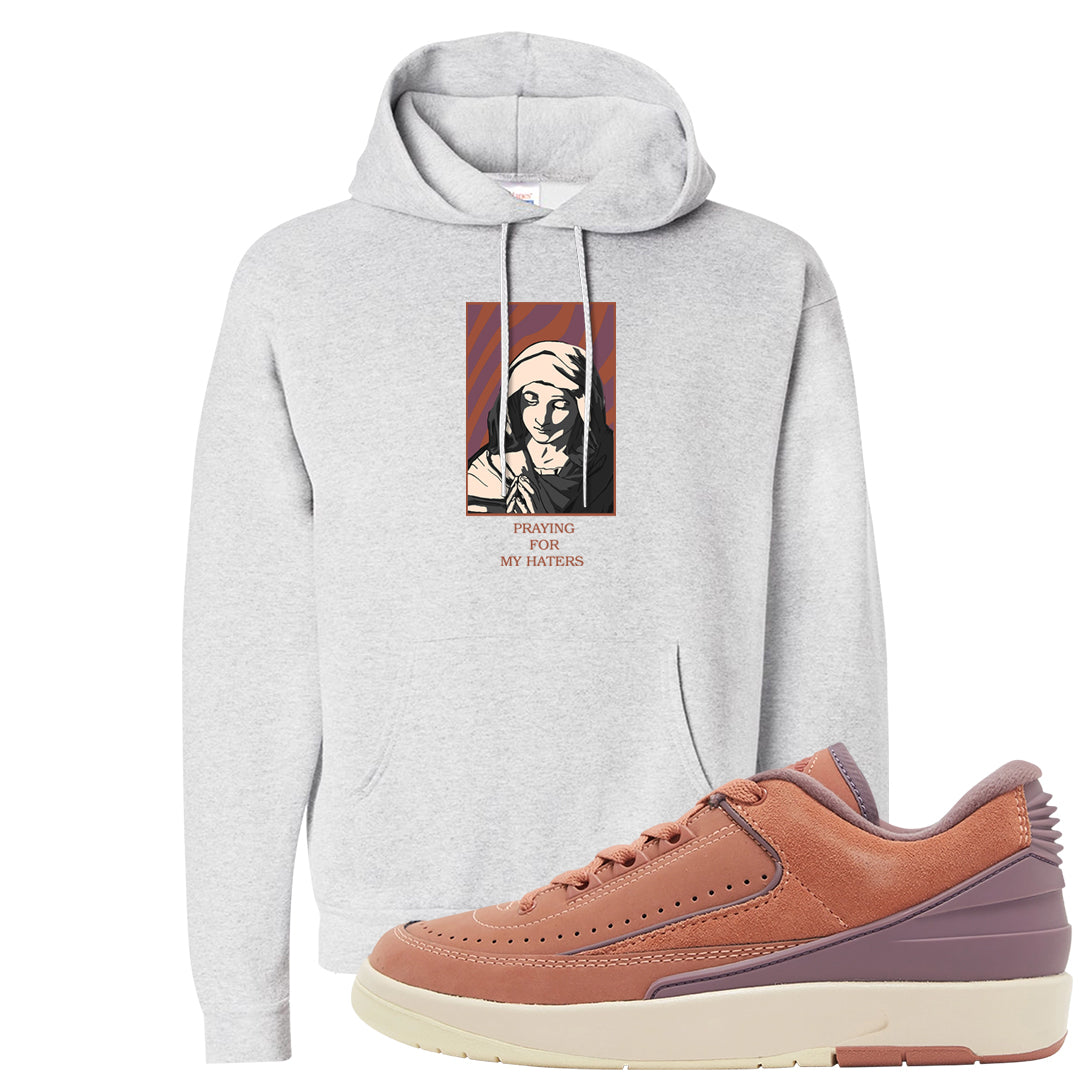 Sky Orange Low 2s Hoodie | God Told Me, Ash