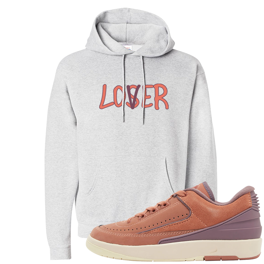 Sky Orange Low 2s Hoodie | Lover, Ash