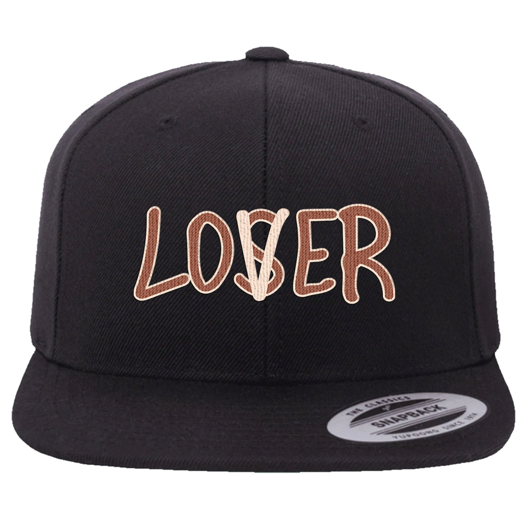 Sky Orange Low 2s Snapback Hat | Lover, Black