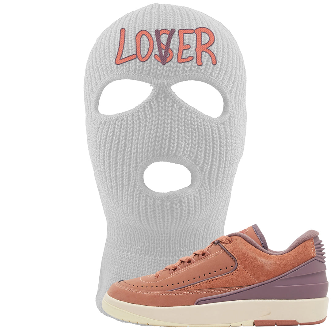 Sky Orange Low 2s Ski Mask | Lover, White