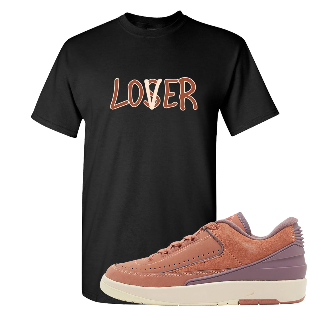 Sky Orange Low 2s T Shirt | Lover, Black
