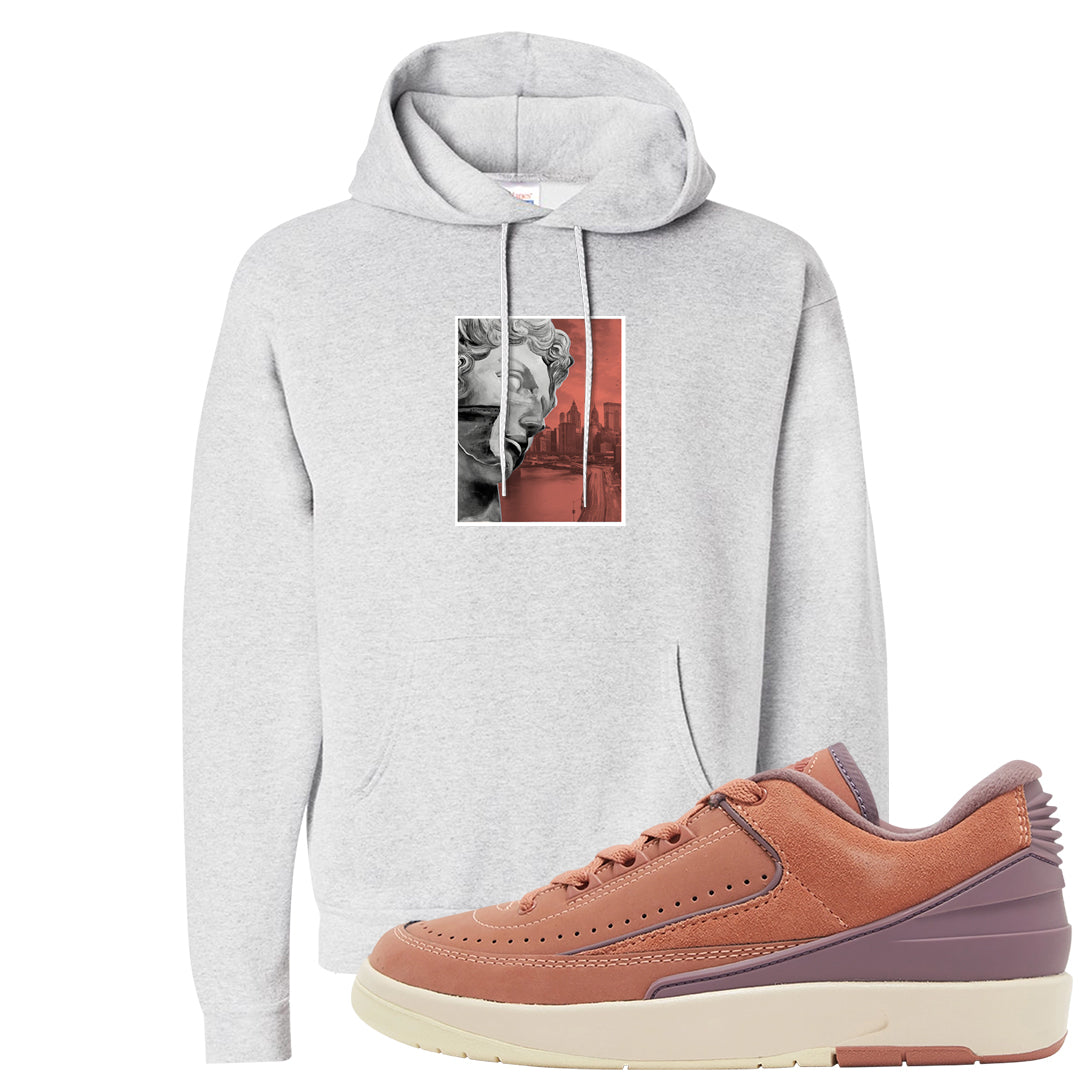 Sky Orange Low 2s Hoodie | Miguel, Ash