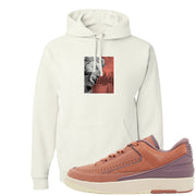 Sky Orange Low 2s Hoodie | Miguel, White