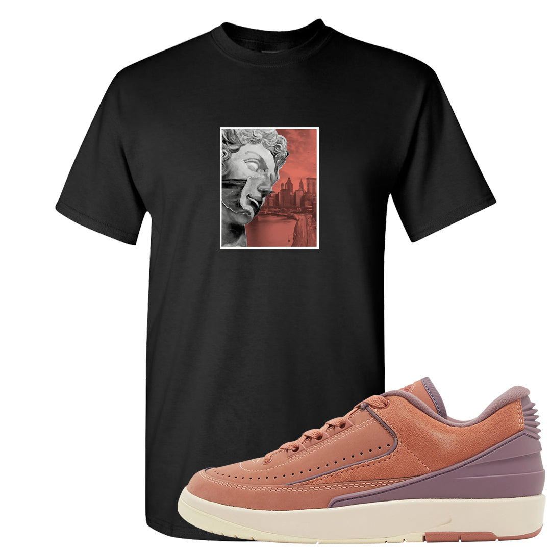 Sky Orange Low 2s T Shirt | Miguel, Black