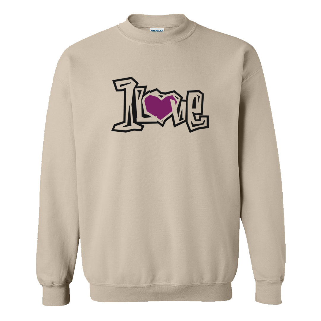 Off Noir 2s Crewneck Sweatshirt | 1 Love, Sand