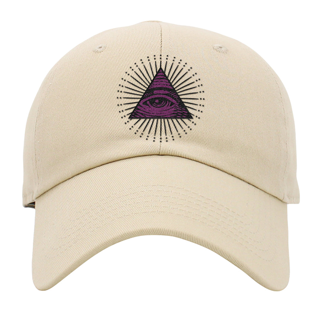 Off Noir 2s Dad Hat | All Seeing Eye, Ivory