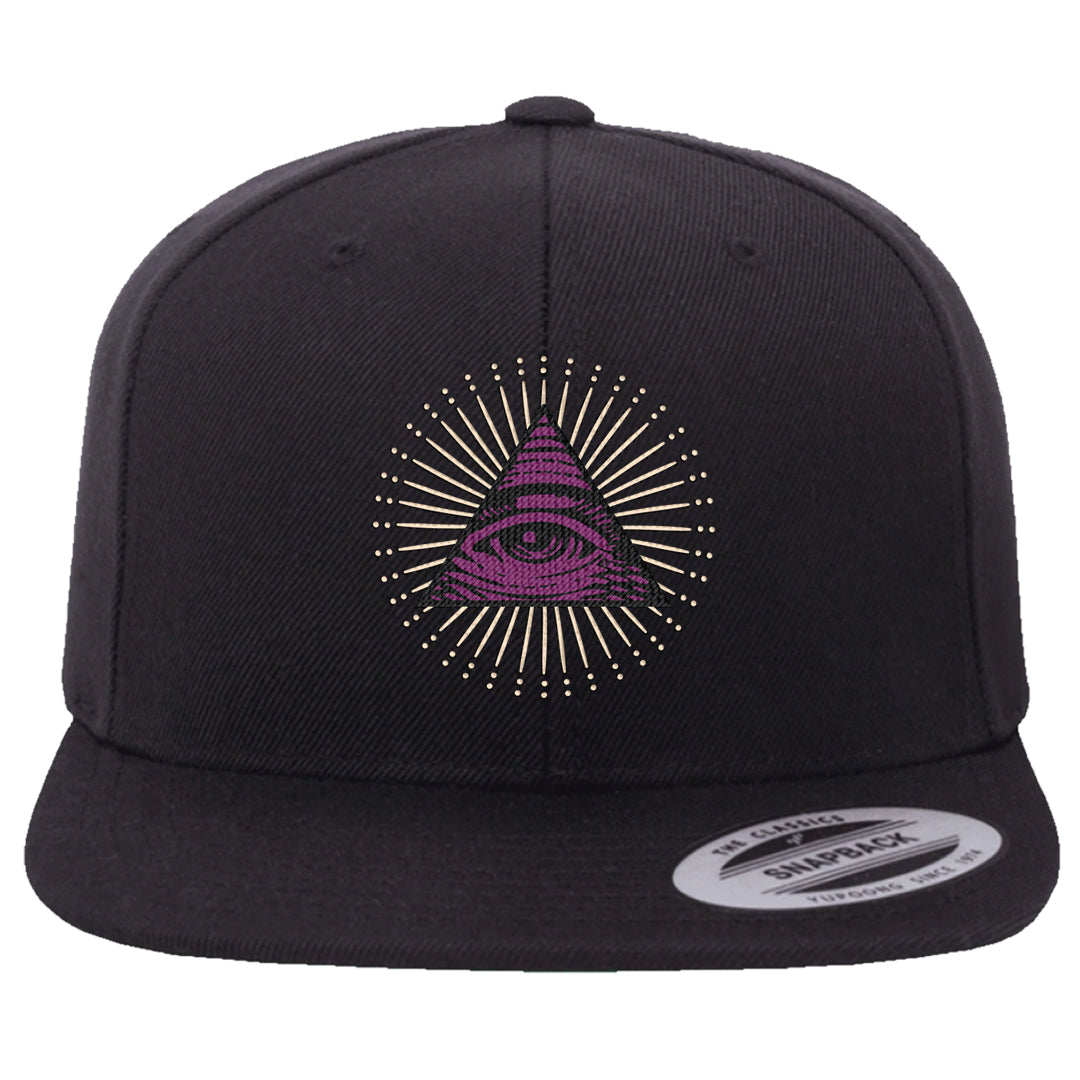 Off Noir 2s Snapback Hat | All Seeing Eye, Black