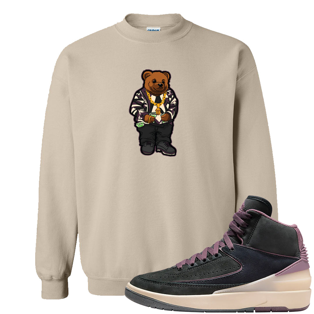 Off Noir 2s Crewneck Sweatshirt | Sweater Bear, Sand