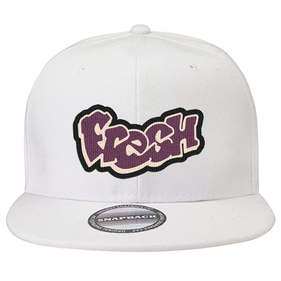Off Noir 2s Snapback Hat | Fresh, White