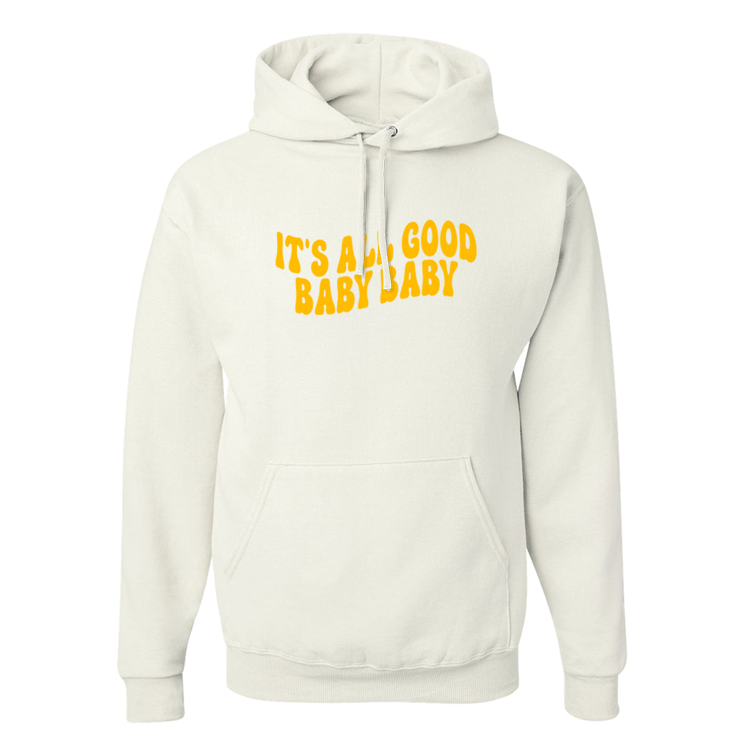 EYBL Low 37s Hoodie | All Good Baby, White