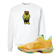 EYBL Low 37s Crewneck Sweatshirt | Sweater Bear, White