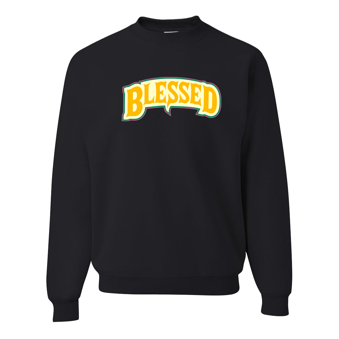 EYBL Low 37s Crewneck Sweatshirt | Blessed Arch, Black