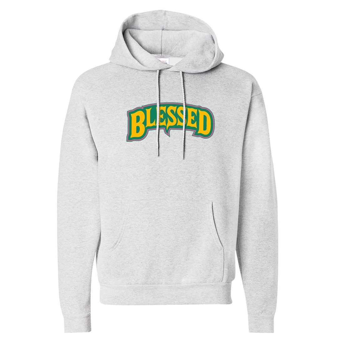 EYBL Low 37s Hoodie | Blessed Arch, Ash