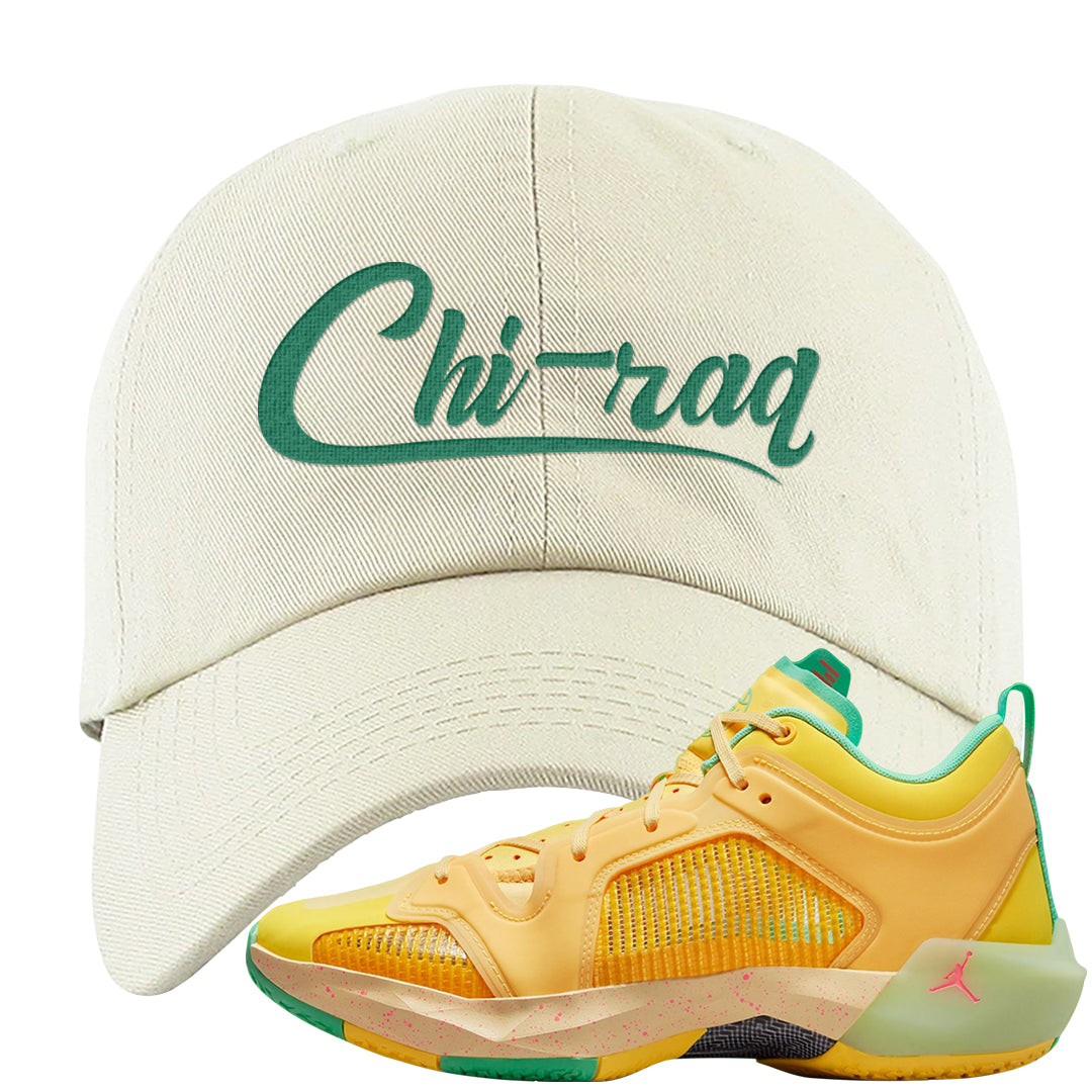 EYBL Low 37s Dad Hat | Chiraq, White