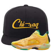 EYBL Low 37s Snapback Hat | Chiraq, Black