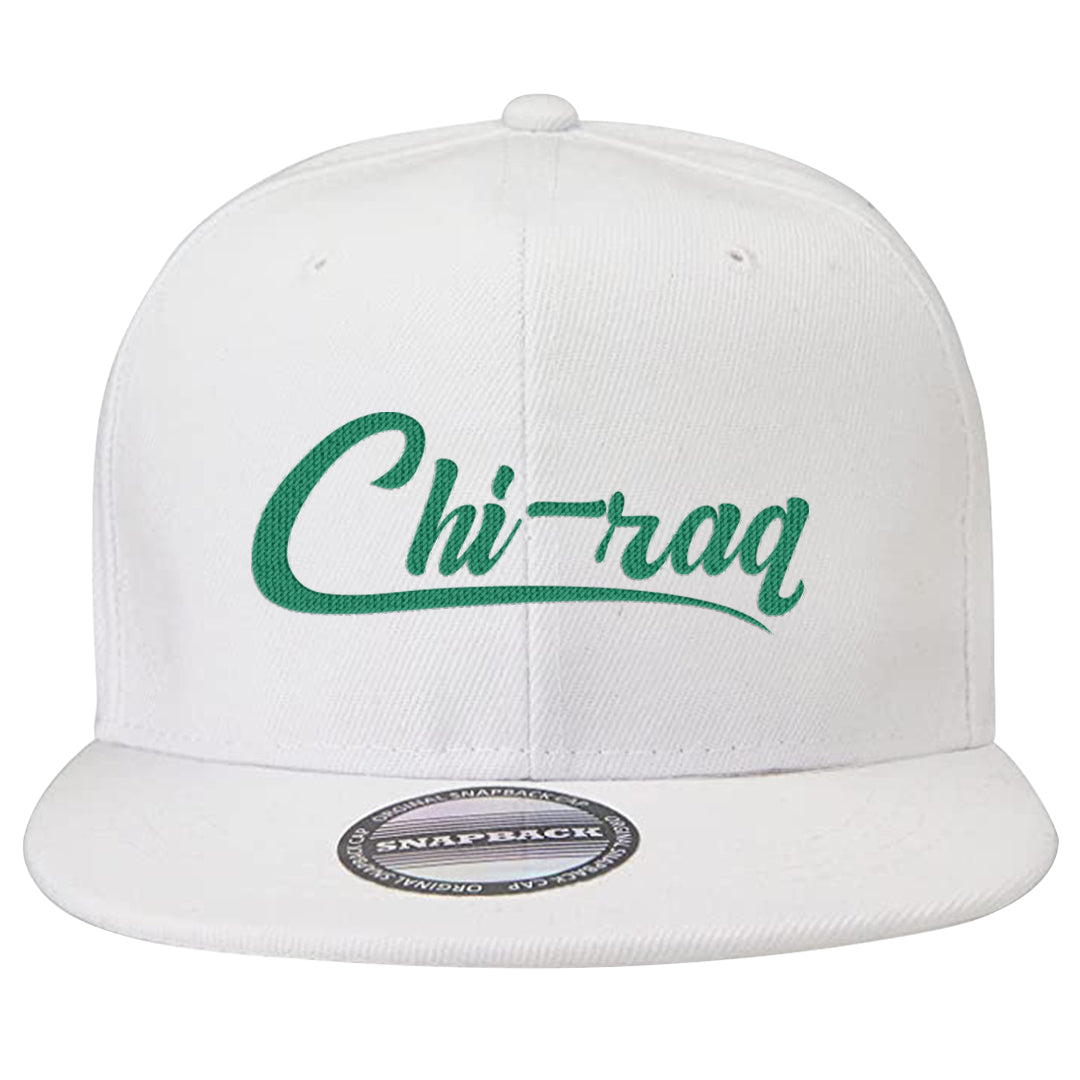 EYBL Low 37s Snapback Hat | Chiraq, White