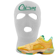 EYBL Low 37s Ski Mask | Chiraq, White