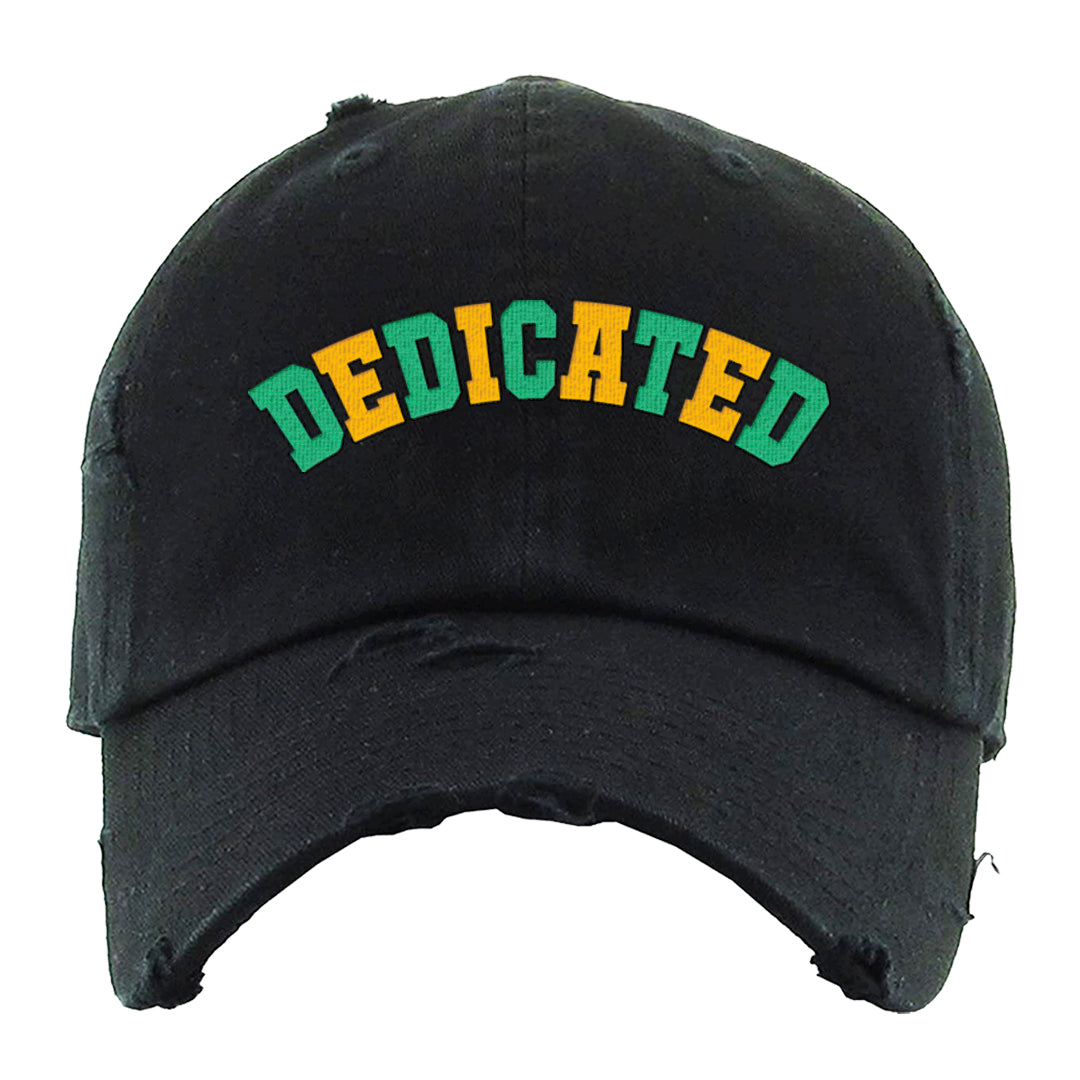 EYBL Low 37s Distressed Dad Hat | Dedicated, Black