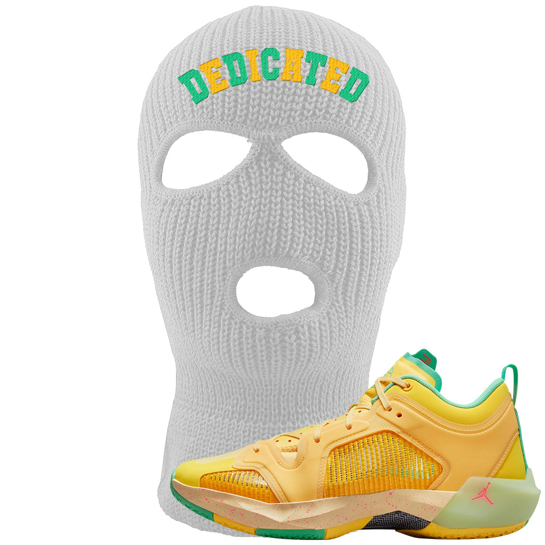 EYBL Low 37s Ski Mask | Dedicated, White