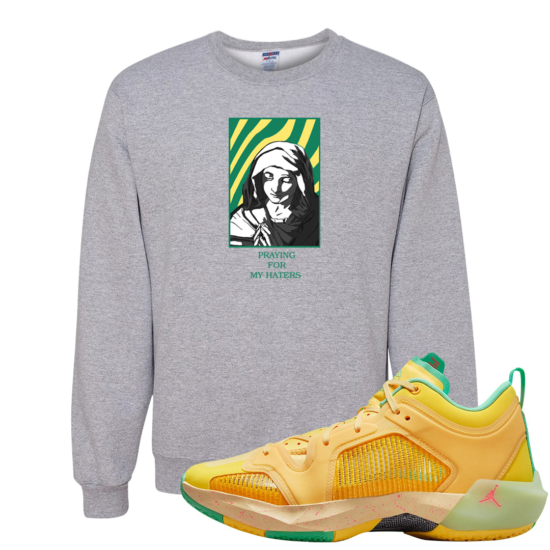 EYBL Low 37s Crewneck Sweatshirt | God Told Me, Ash