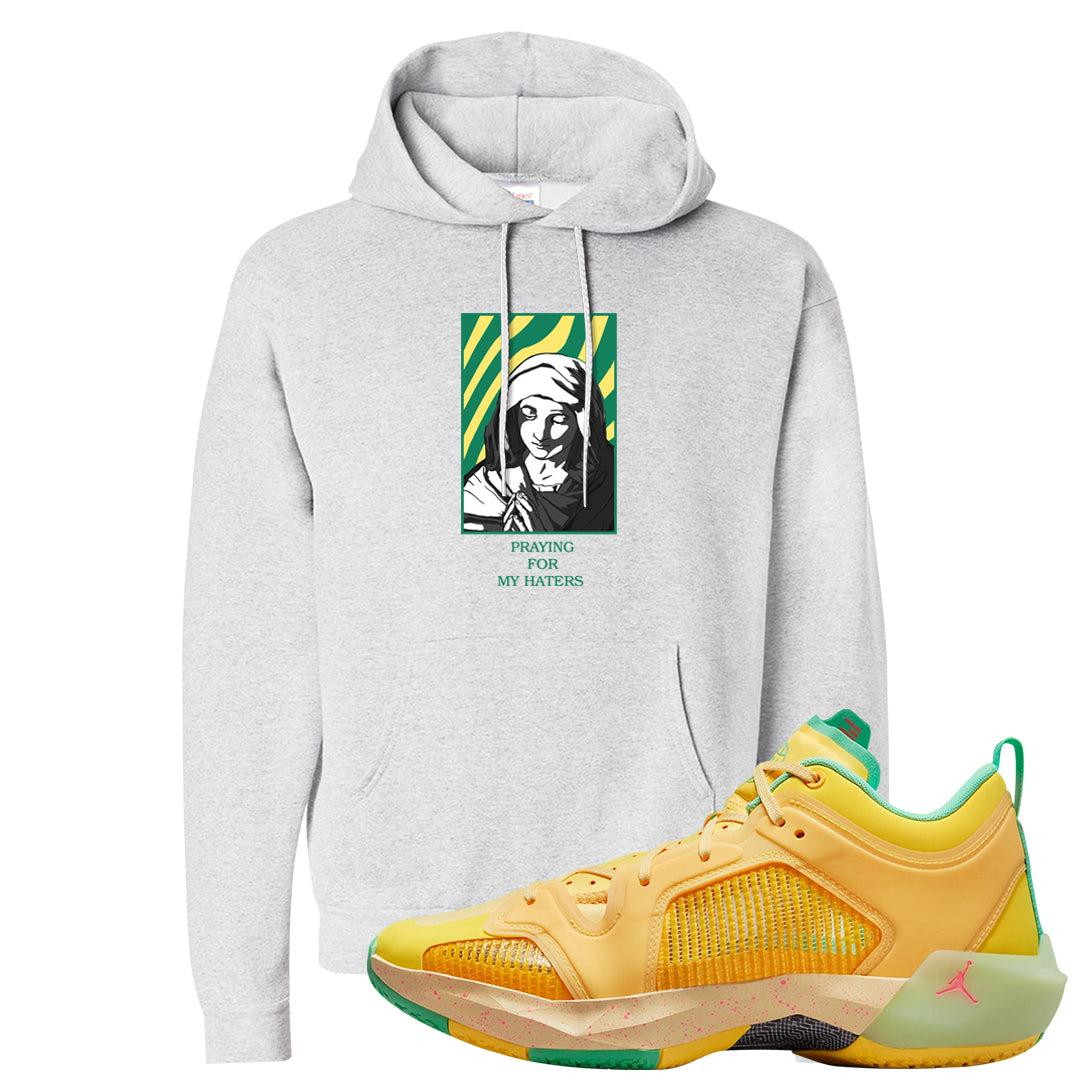 EYBL Low 37s Hoodie | God Told Me, Ash