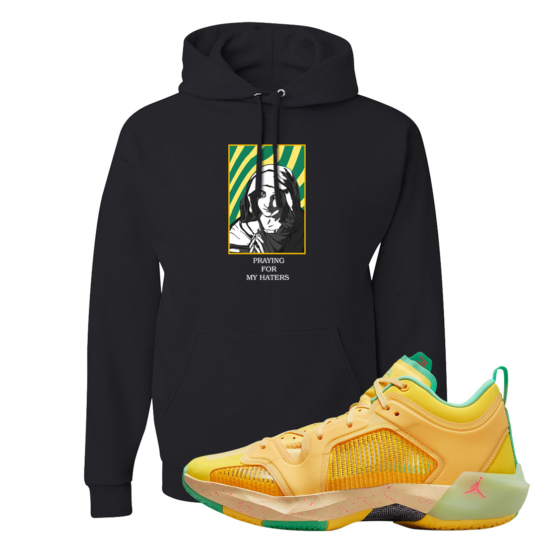 EYBL Low 37s Hoodie | God Told Me, Black