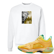 EYBL Low 37s Crewneck Sweatshirt | Miguel, White