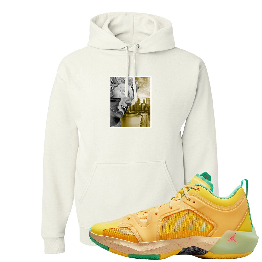 EYBL Low 37s Hoodie | Miguel, White