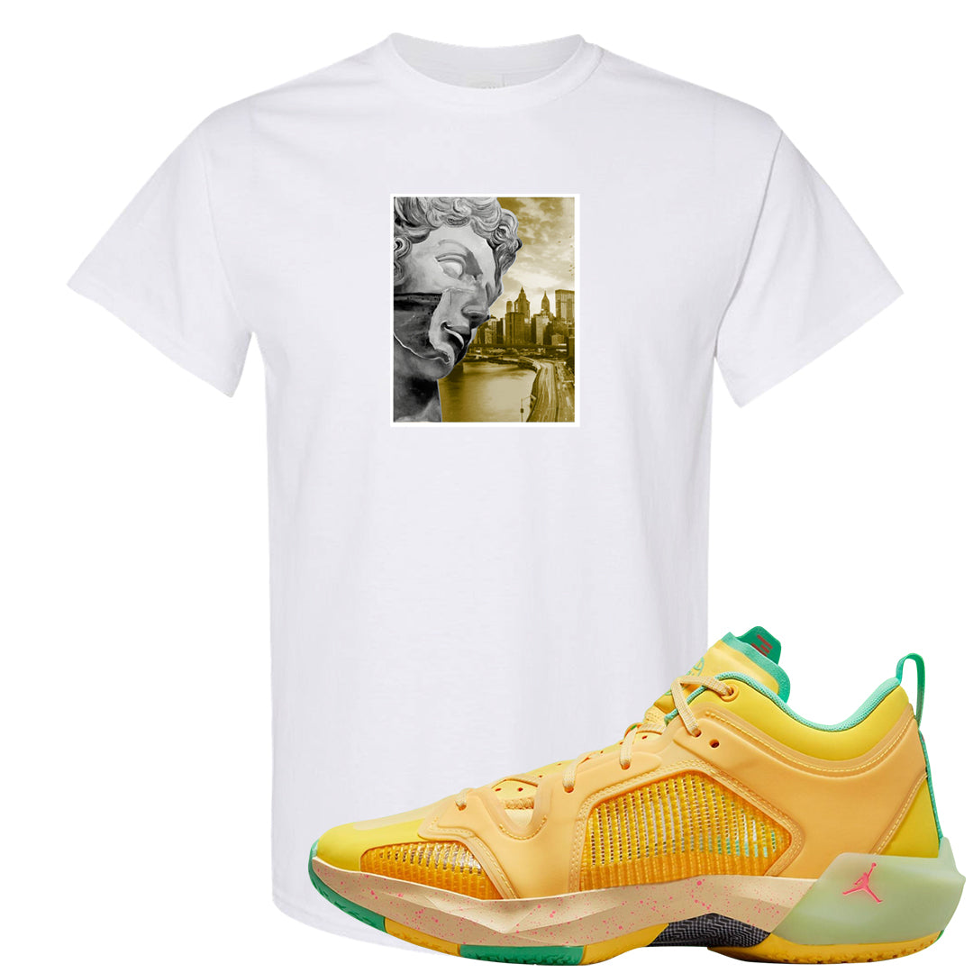 EYBL Low 37s T Shirt | Miguel, White