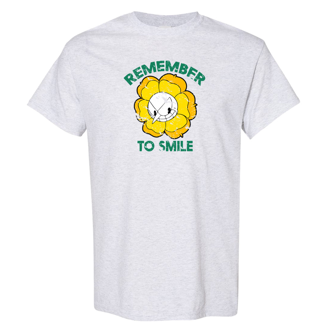 EYBL Low 37s T Shirt | Remember To Smile, Ash