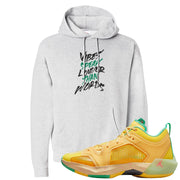 EYBL Low 37s Hoodie | Vibes Speak Louder Than Words, Ash