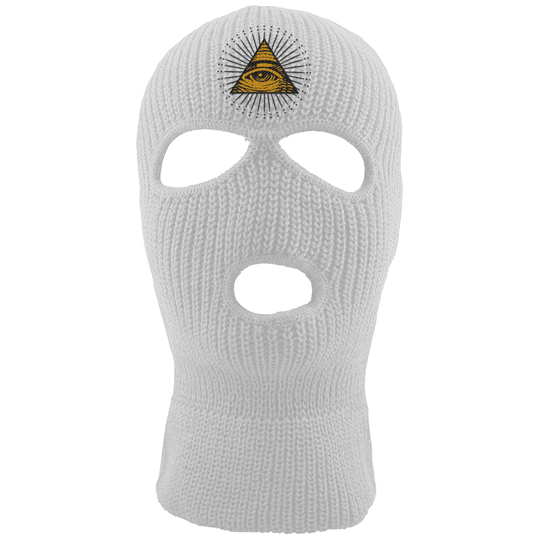 Colorless 38s Ski Mask | All Seeing Eye, White