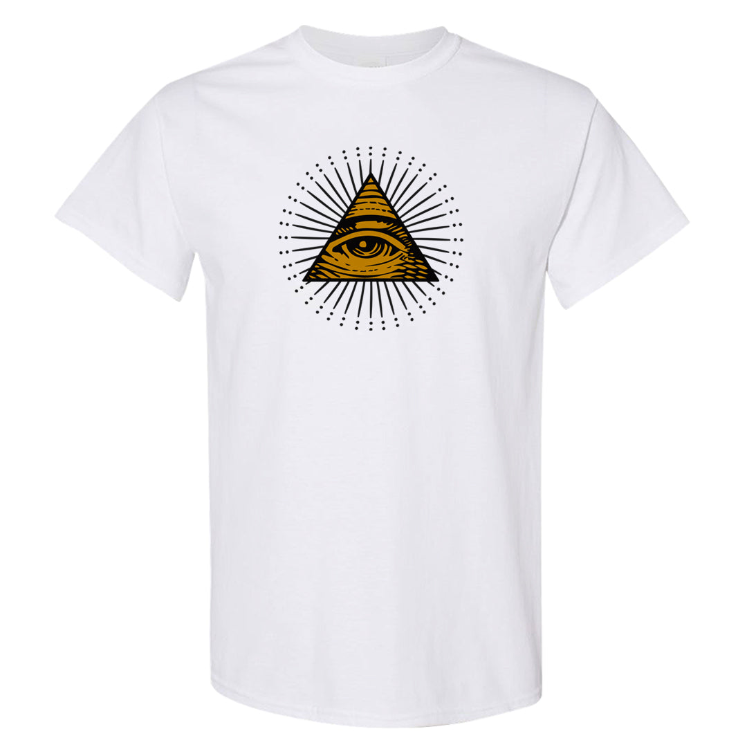Colorless 38s T Shirt | All Seeing Eye, White