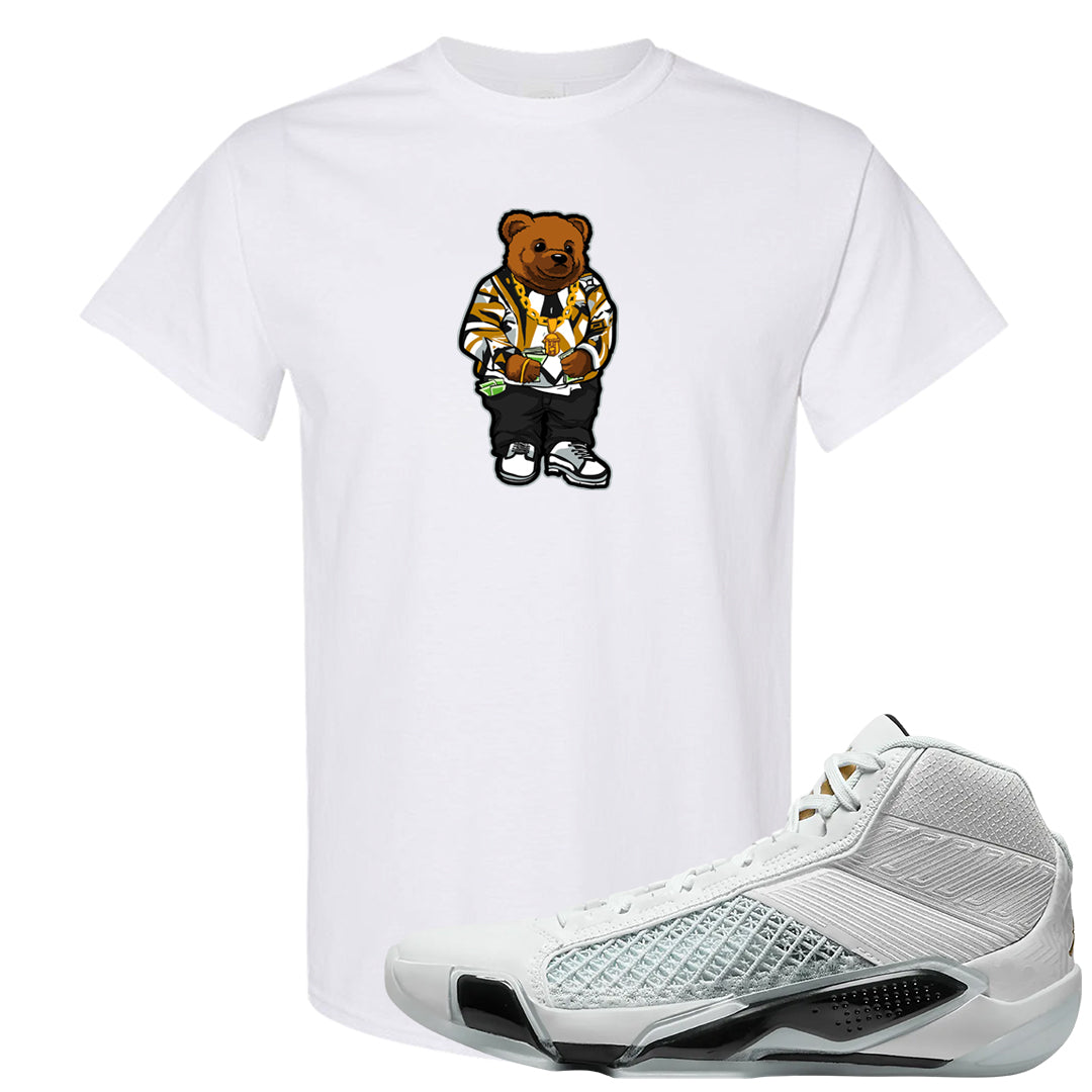 Colorless 38s T Shirt | Sweater Bear, White