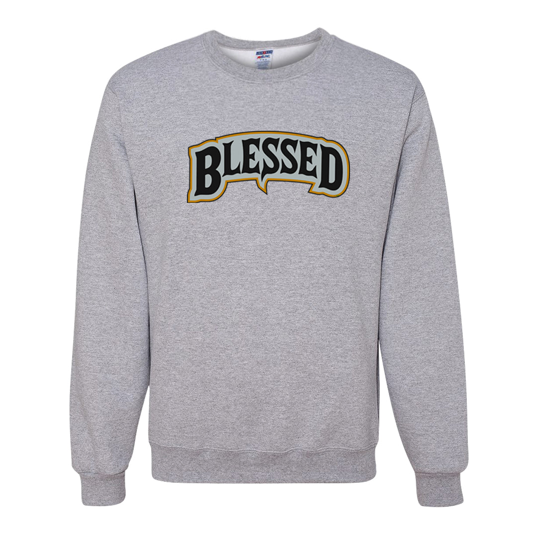 Colorless 38s Crewneck Sweatshirt | Blessed Arch, Ash
