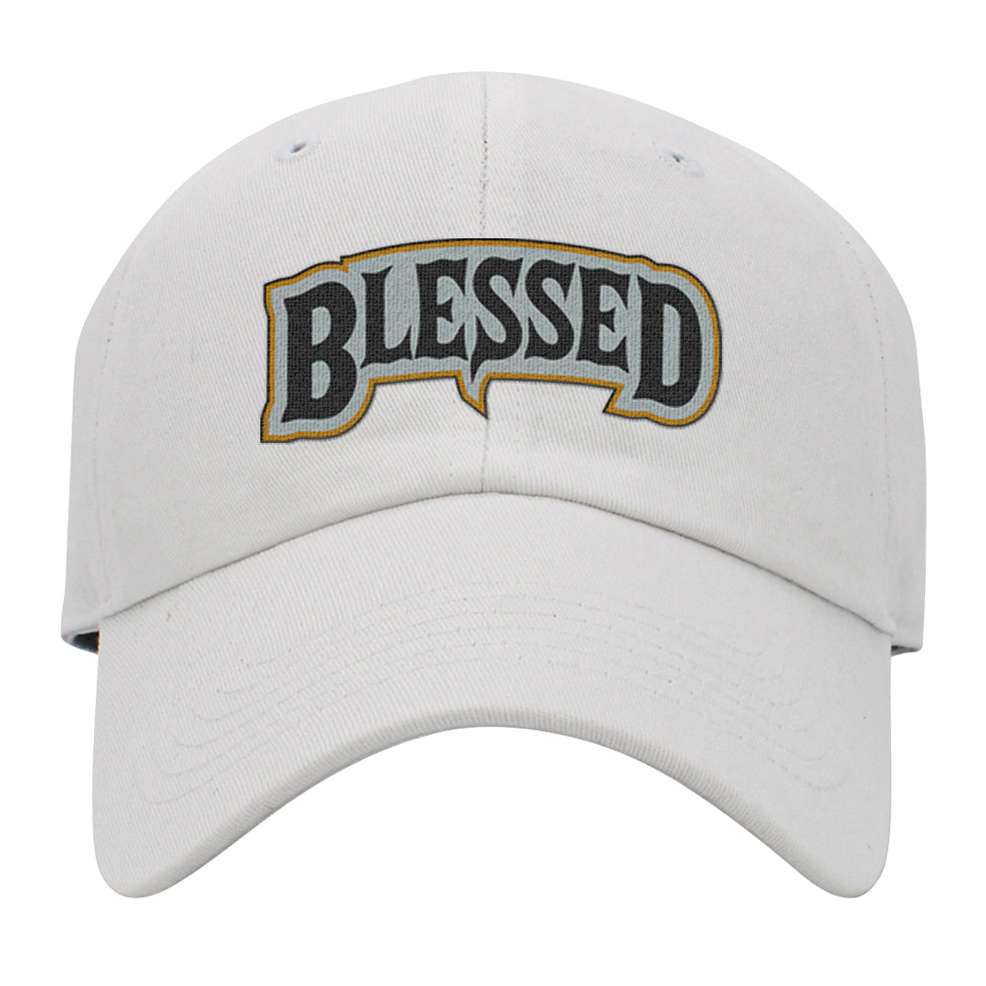 Colorless 38s Dad Hat | Blessed Arch, White