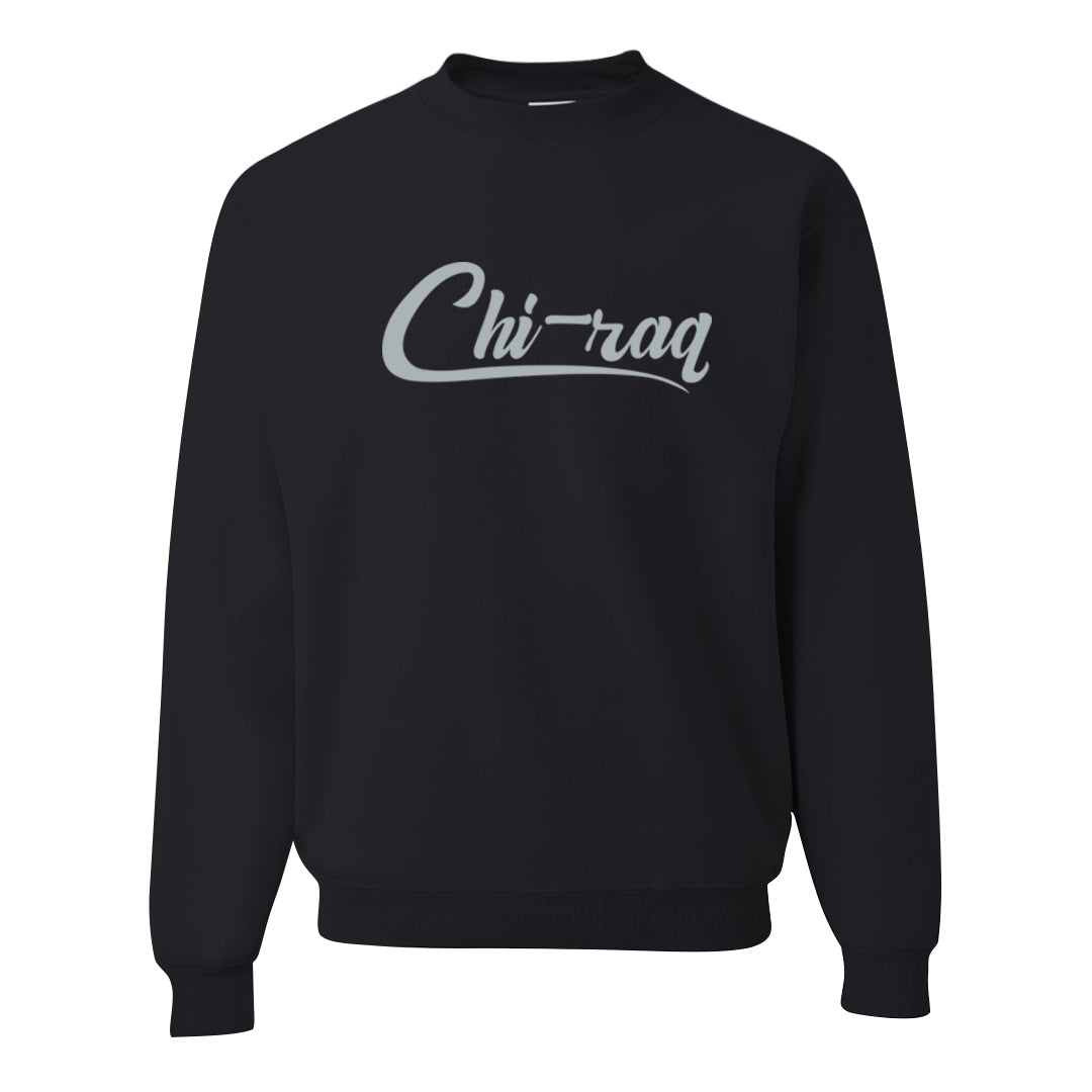 Colorless 38s Crewneck Sweatshirt | Chiraq, Black