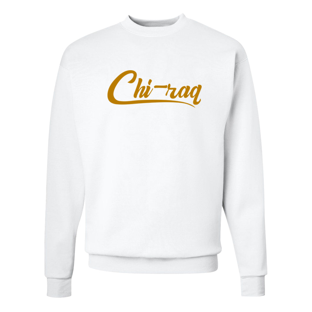 Colorless 38s Crewneck Sweatshirt | Chiraq, White