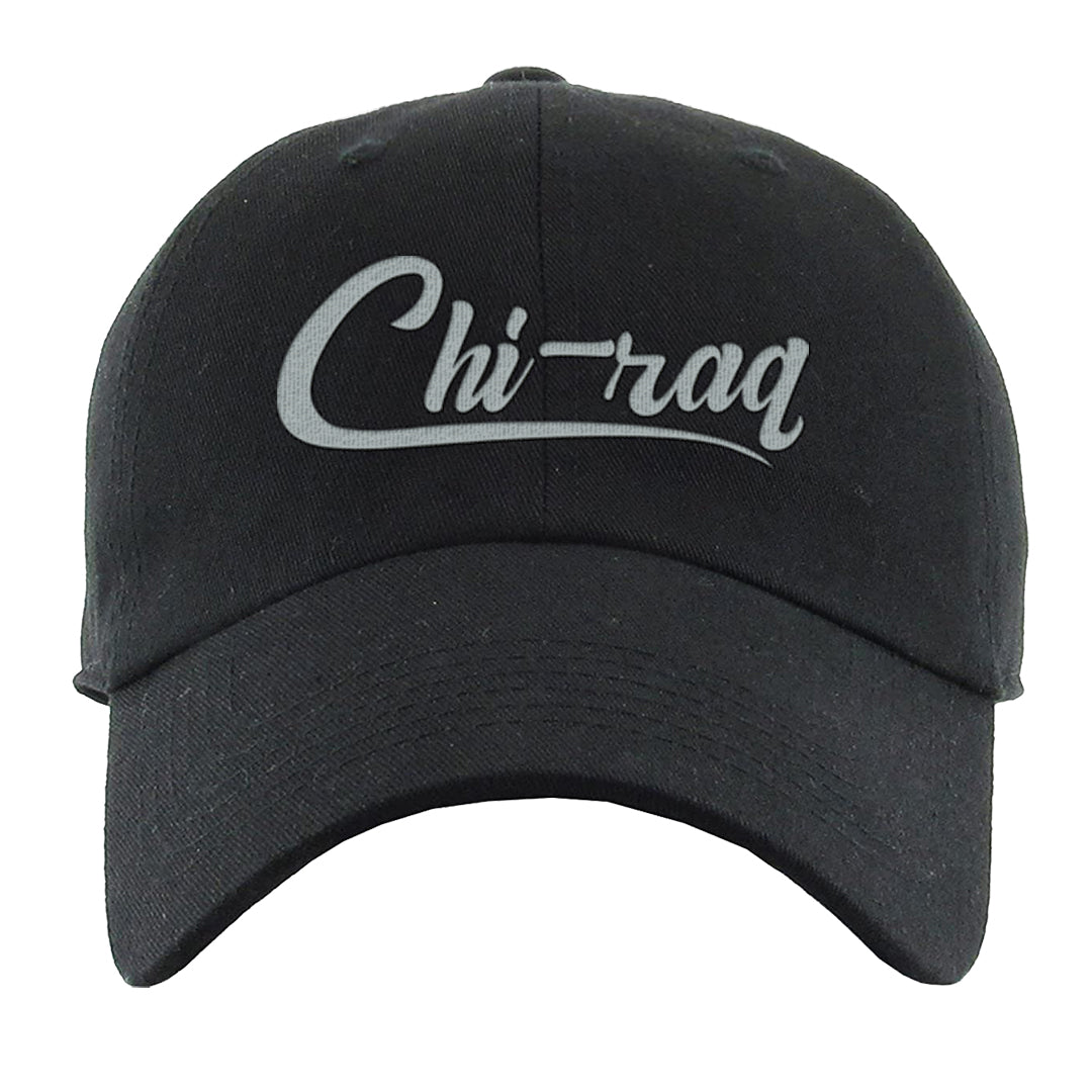 Colorless 38s Dad Hat | Chiraq, Black