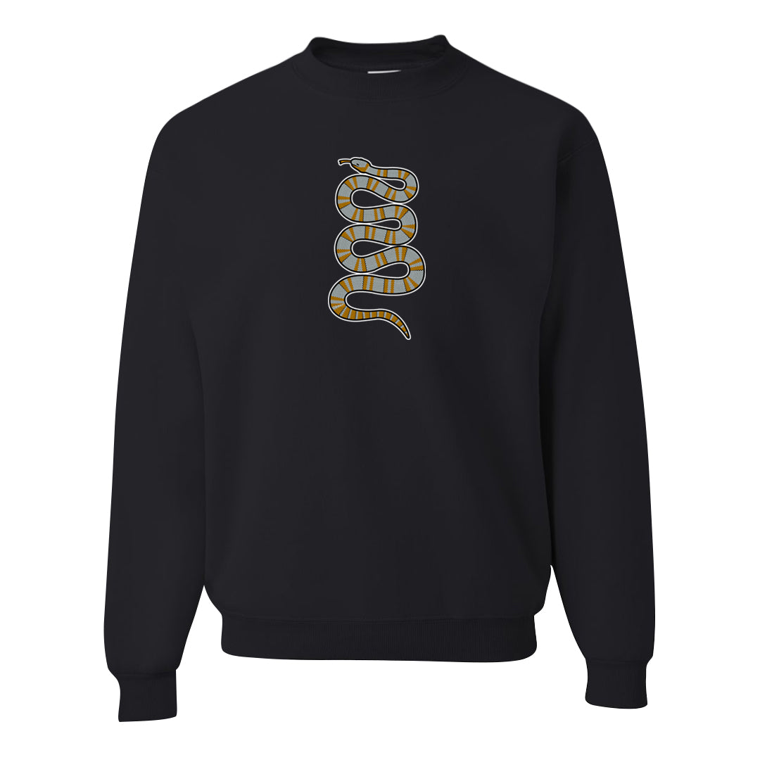 Colorless 38s Crewneck Sweatshirt | Coiled Snake, Black