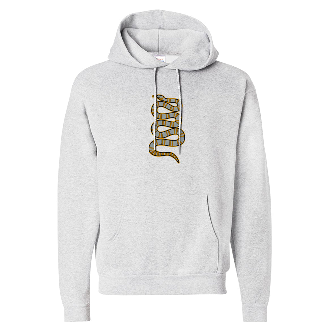 Colorless 38s Hoodie | Coiled Snake, Ash